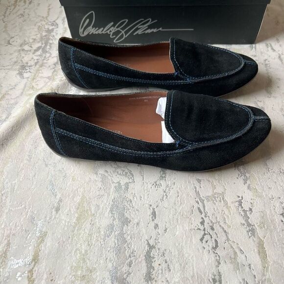 Donald Pliner Black Suede Sport Loafer - Picture 7 of 12